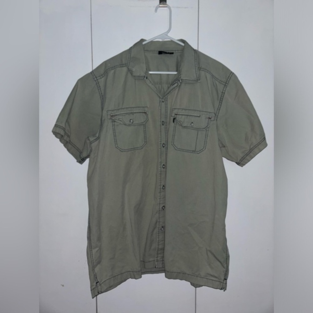 KAVU button up short sleeve shirt